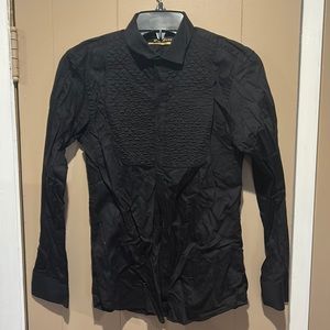 Boys Black Shirt and Slacks Set